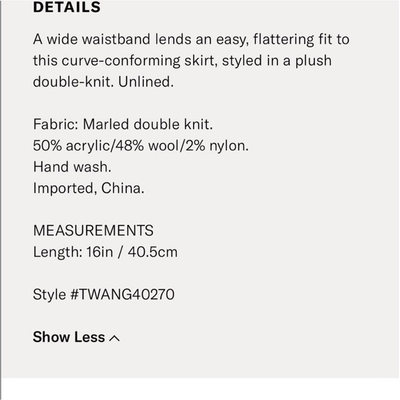 Alexander Wang Marled Knit Mini Skirt Gray Medium - Picture 4 of 7